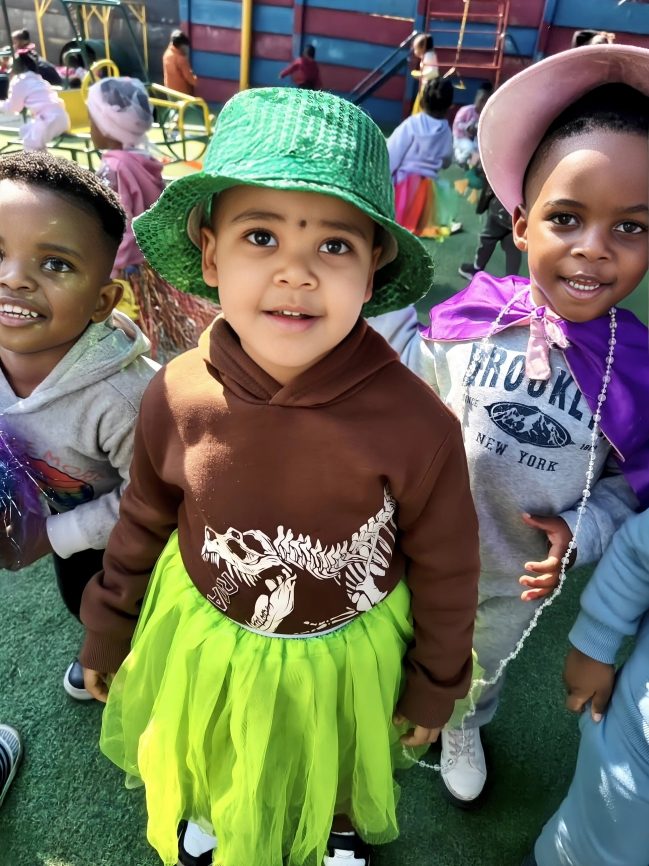 Toddies children dressed up for a special dress-up day